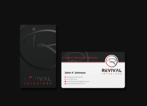 Design de Carte de Visite par mdreyad pour Revival Interiors | Design : #25378884