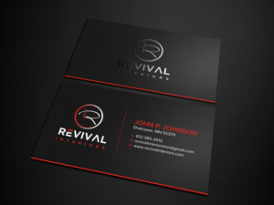 Business Card Design by Tripti Ranjan Gain for Revival Interiors | Design: #25357935
