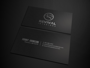 Business Card Design by Tripti Ranjan Gain for Revival Interiors | Design: #25357936
