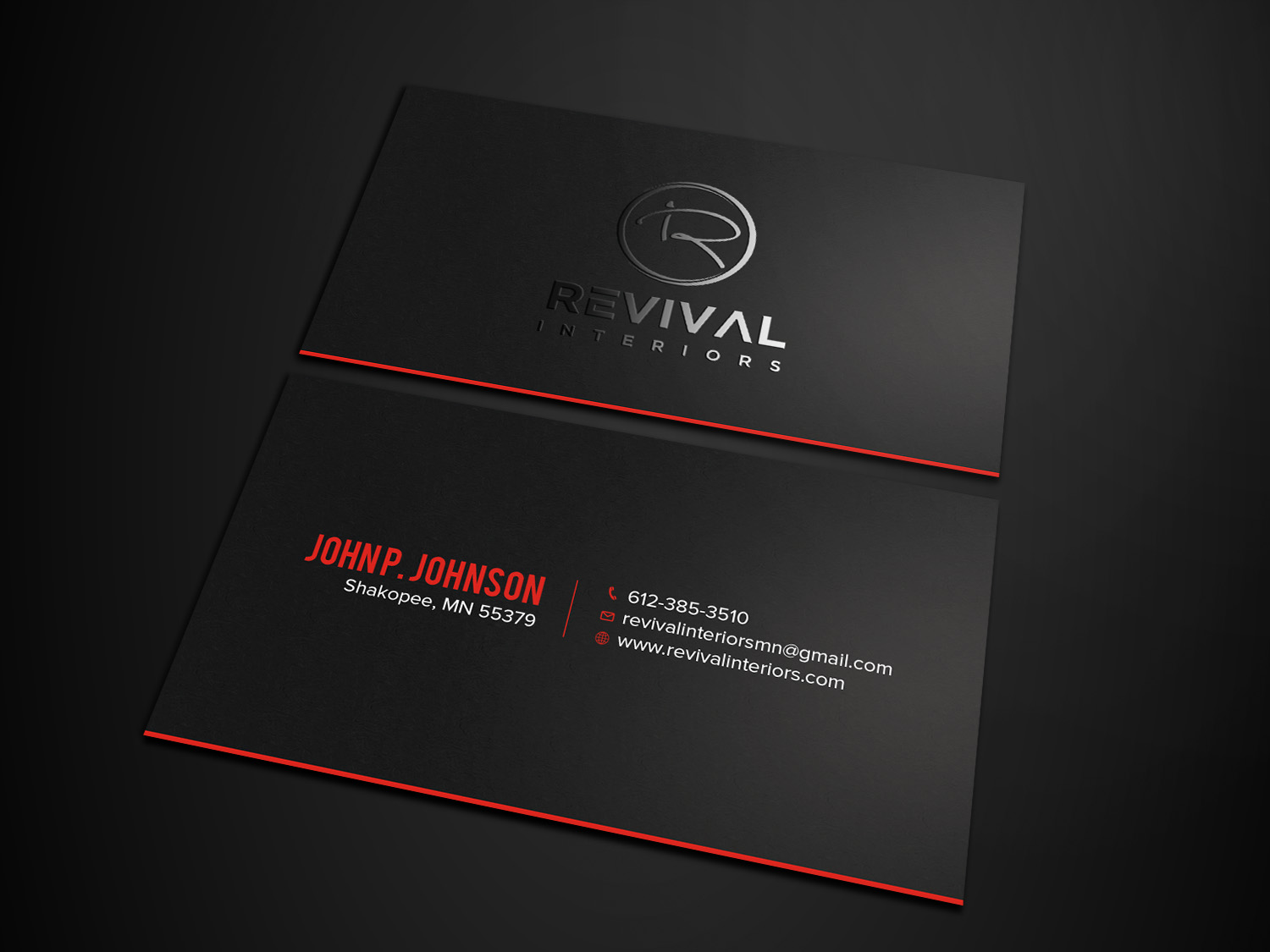 Business Card Design by Tripti Ranjan Gain for Revival Interiors | Design #25357937