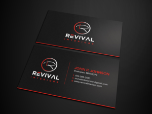 Business Card Design by Tripti Ranjan Gain for Revival Interiors | Design: #25357938