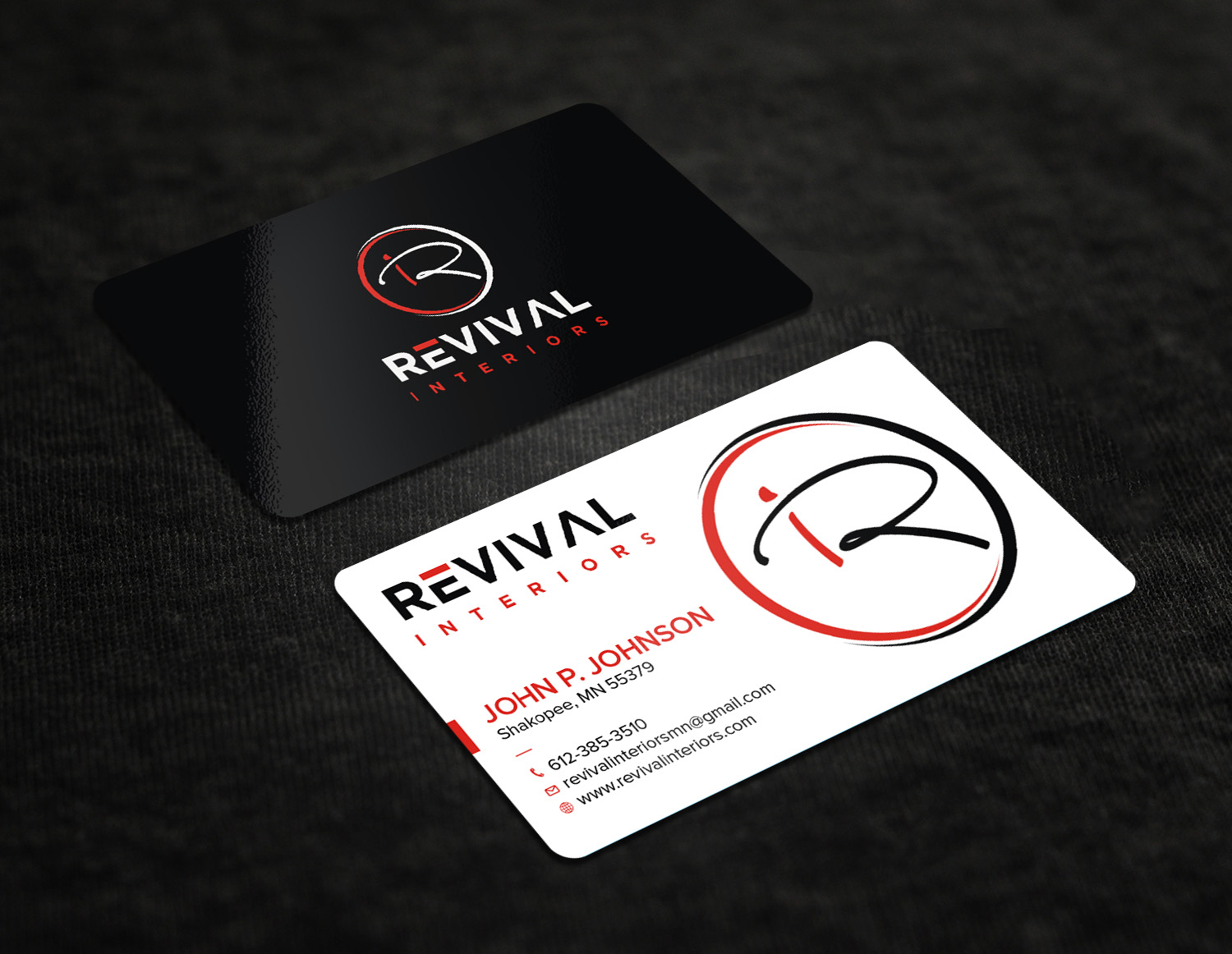 Business Card Design by Tripti Ranjan Gain for Revival Interiors | Design #25357941