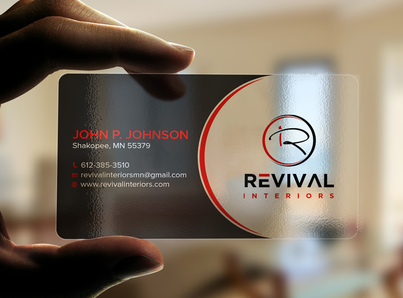 Business Card Design by Tripti Ranjan Gain for Revival Interiors | Design #25357947