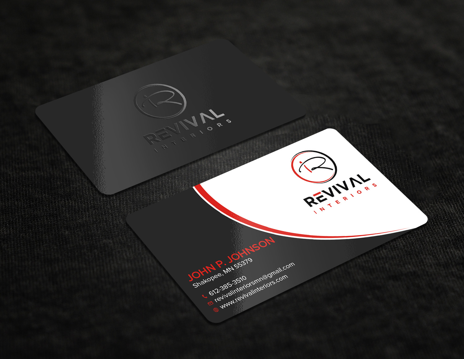 Business Card Design by Tripti Ranjan Gain for Revival Interiors | Design #25357954