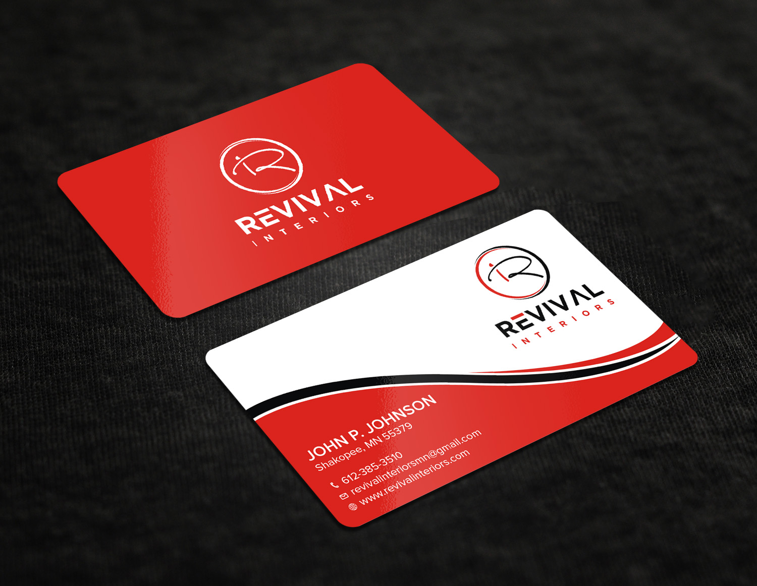 Business Card Design by Tripti Ranjan Gain for Revival Interiors | Design #25357955
