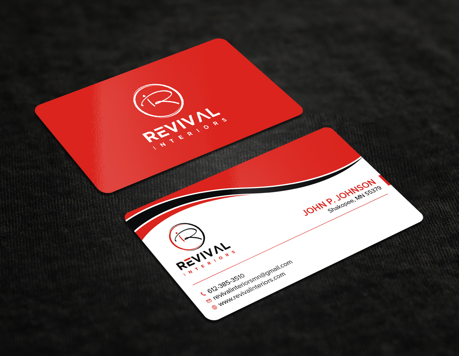 Business Card Design by Tripti Ranjan Gain for Revival Interiors | Design #25357956