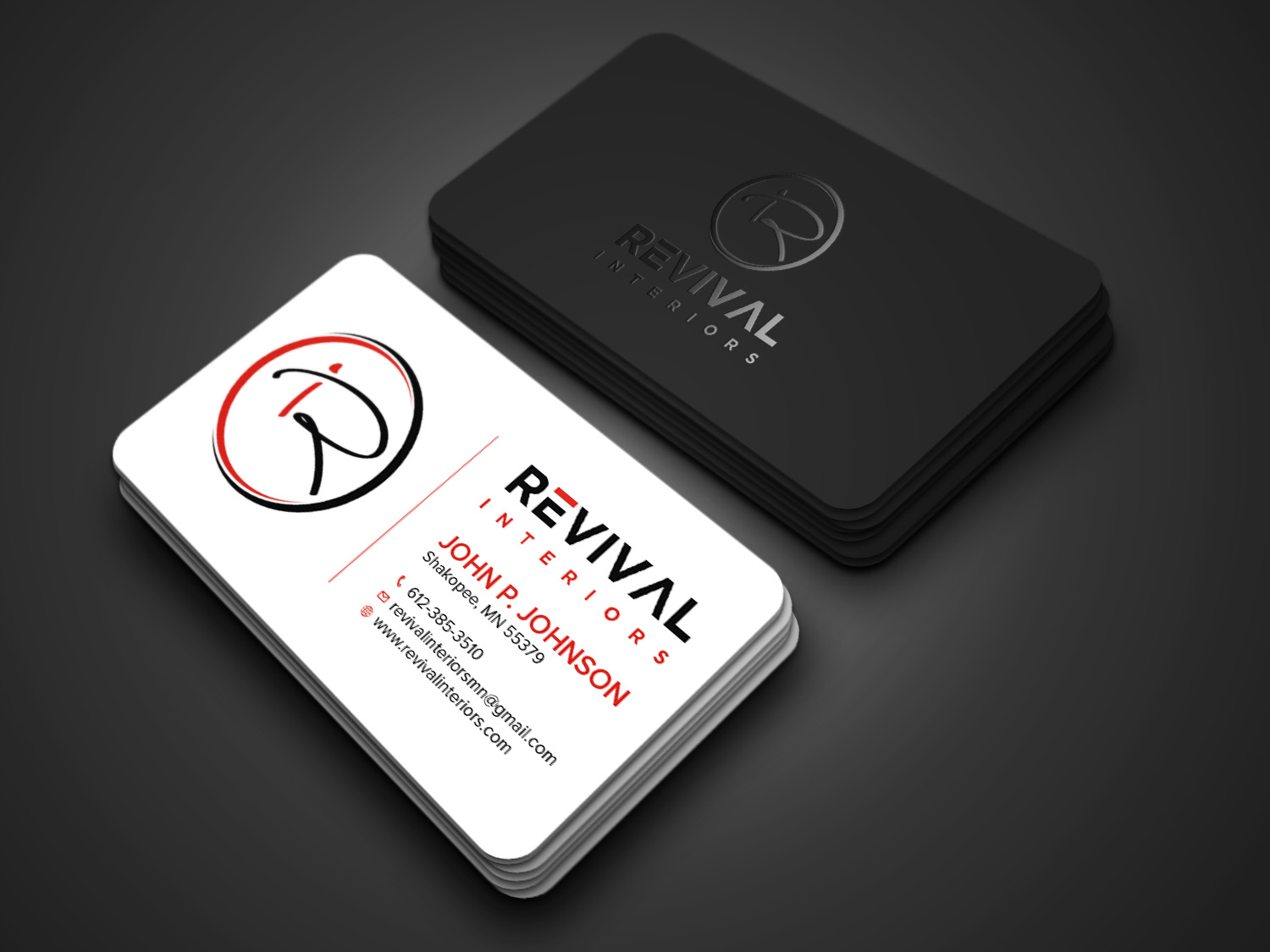 Business Card Design by Tripti Ranjan Gain for Revival Interiors | Design #25357958