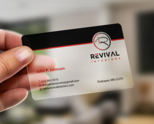 Business Card Design by MDesign for Revival Interiors | Design #25372540