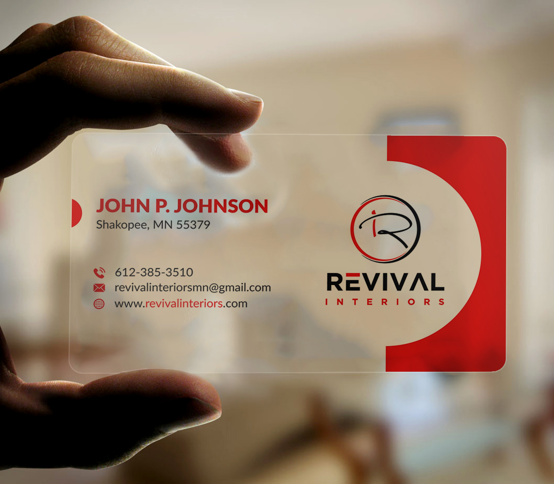 Business Card Design by Musa. A for Revival Interiors | Design #25351383