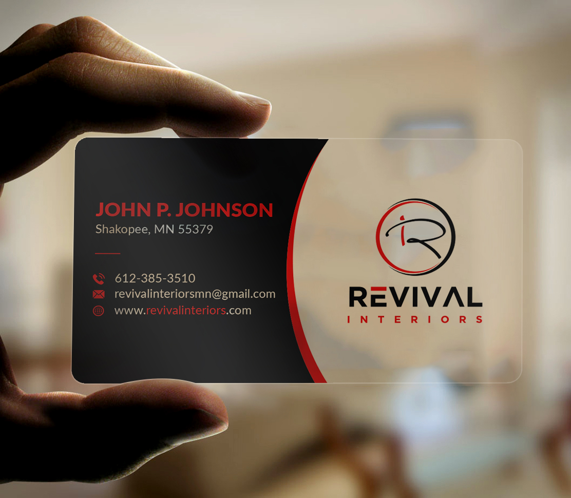 Business Card Design by Musa. A for Revival Interiors | Design #25351384