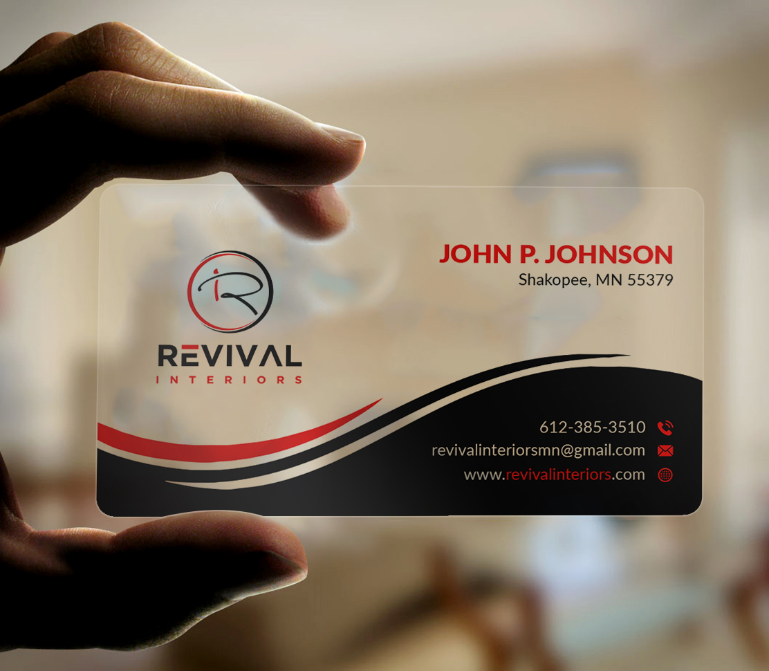 Business Card Design by Musa. A for Revival Interiors | Design #25351386