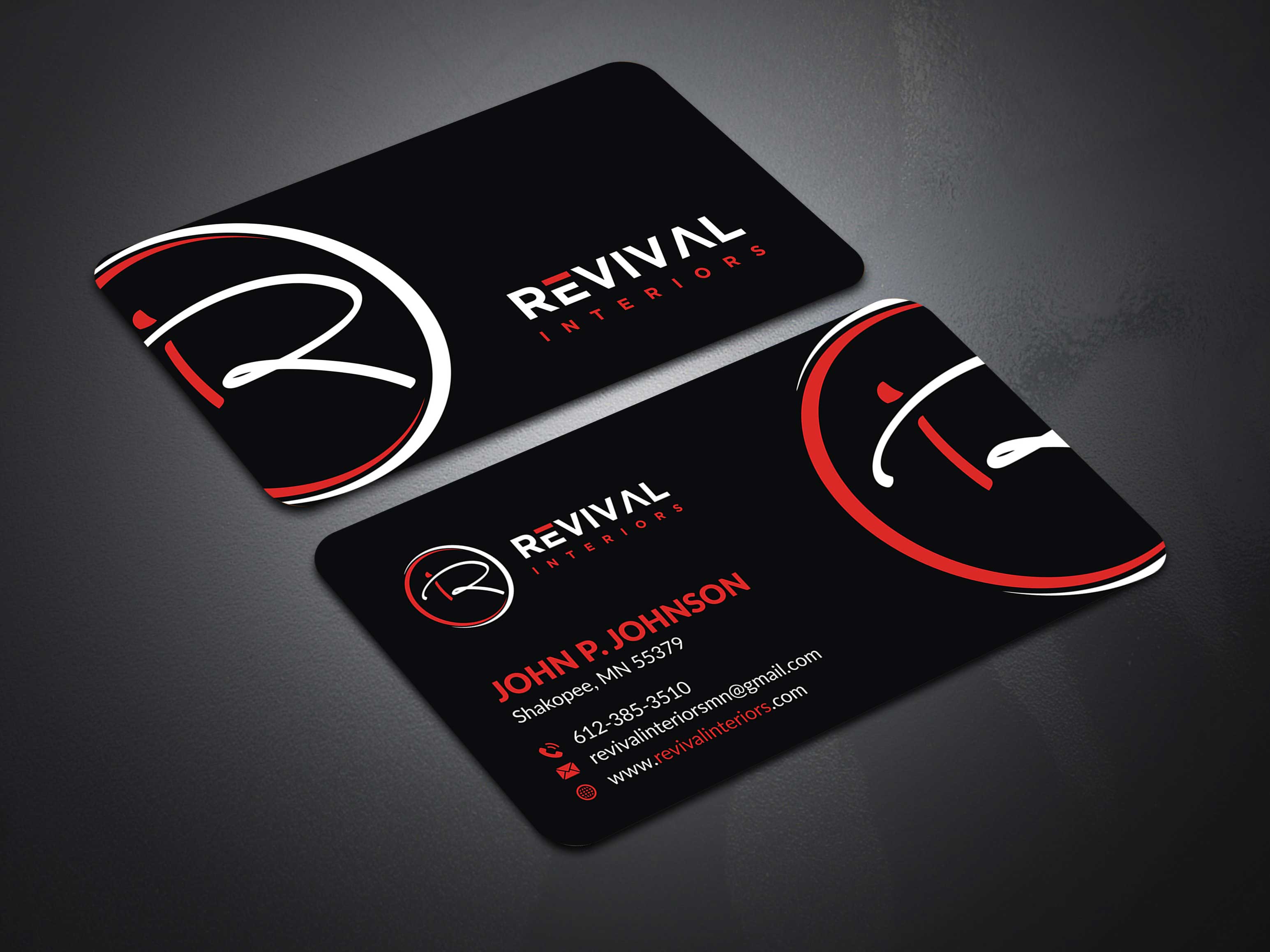 Business Card Design by Musa. A for Revival Interiors | Design #25351404