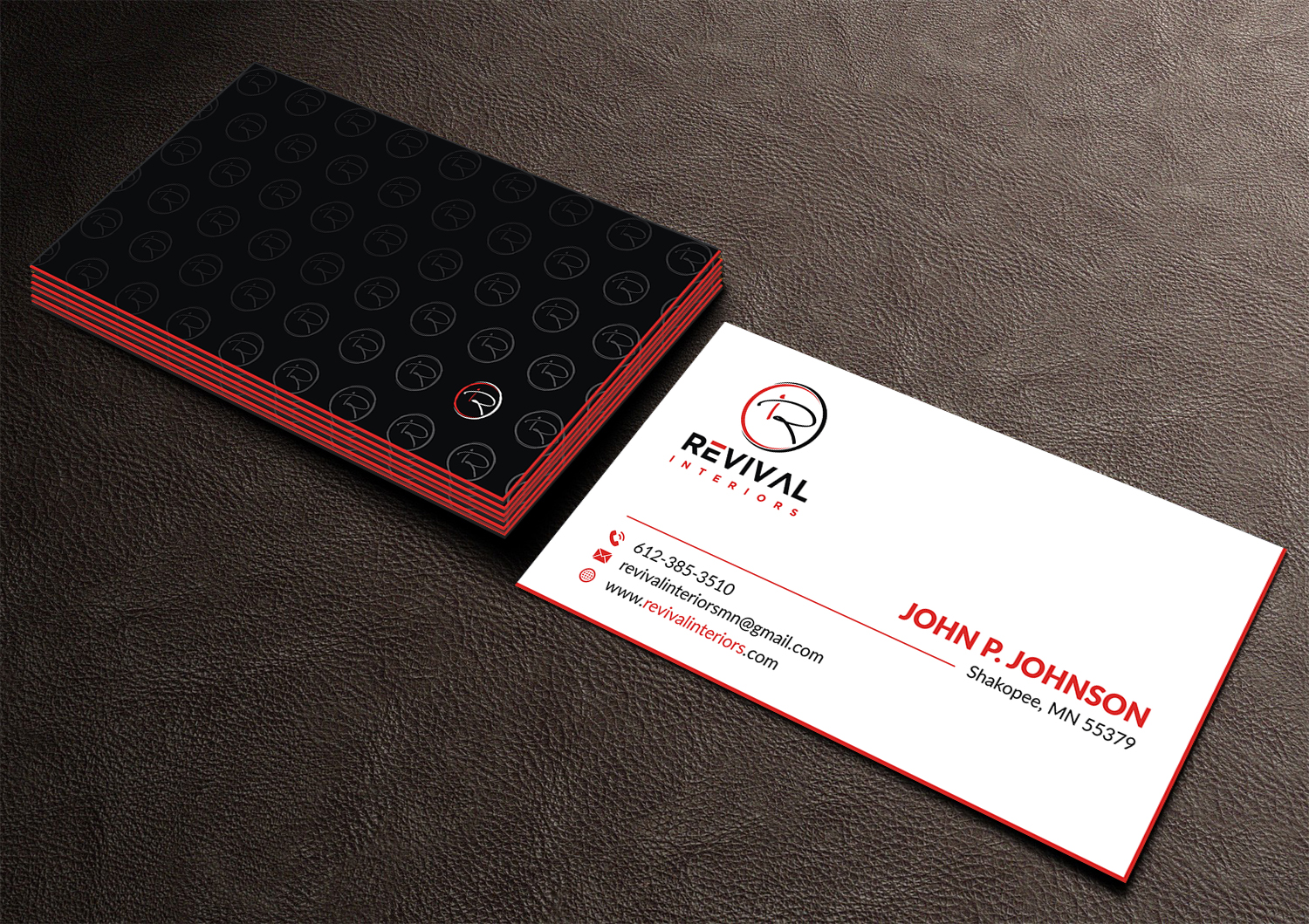 Business Card Design by Musa. A for Revival Interiors | Design #25351405