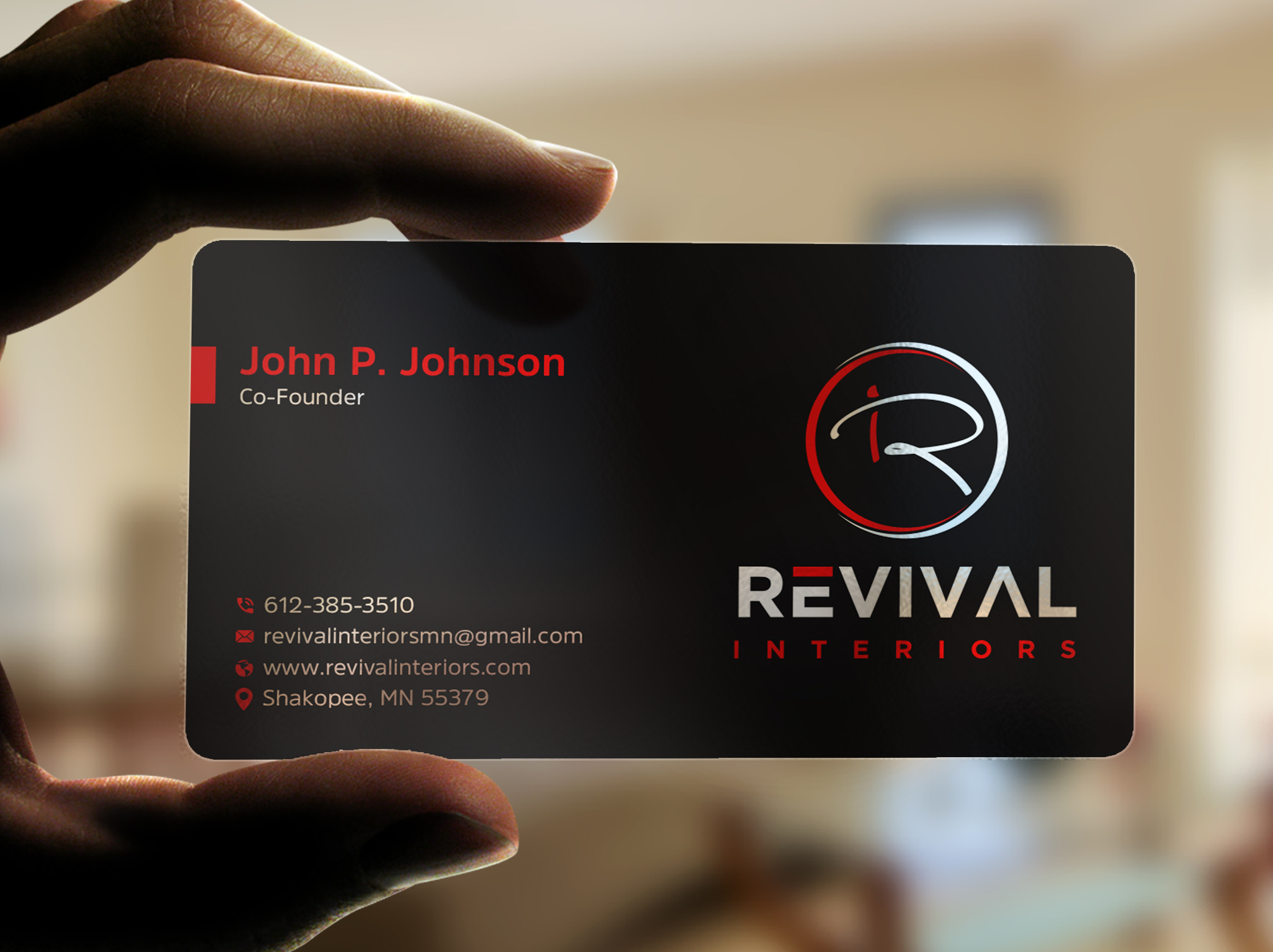Business Card Design by Uttom 2 for Revival Interiors | Design #25349100