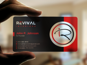 Business Card Design by Uttom 2 for Revival Interiors | Design: #25349101