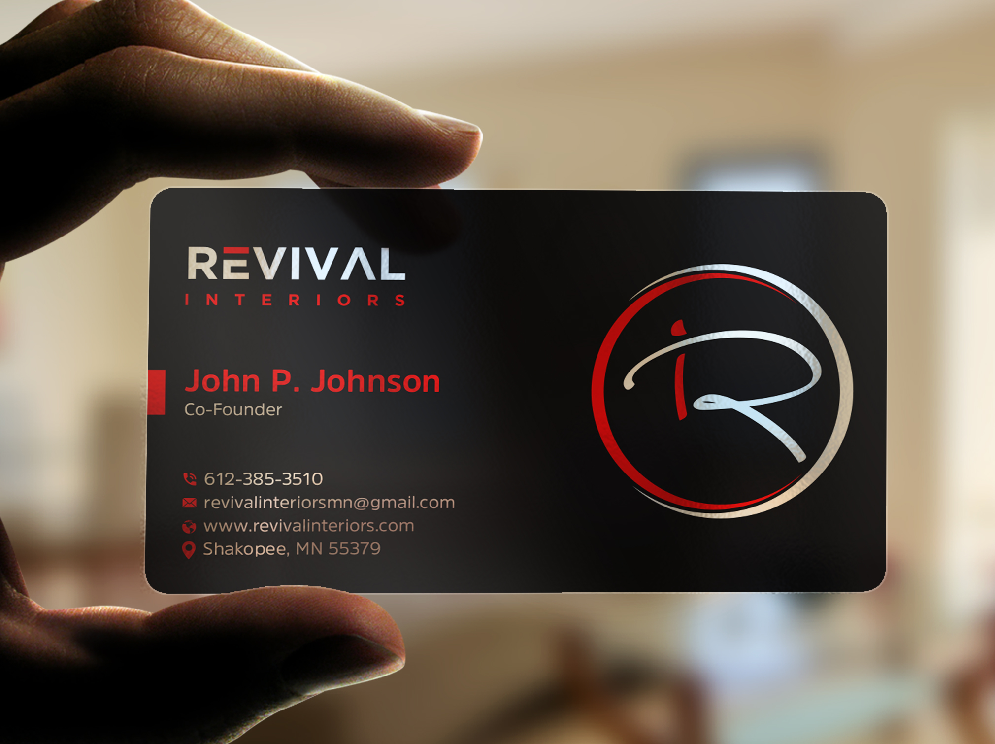 Business Card Design by Uttom 2 for Revival Interiors | Design #25349102