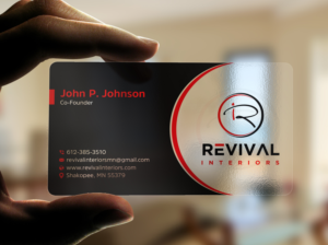 Business Card Design by Uttom 2 for Revival Interiors | Design: #25349103