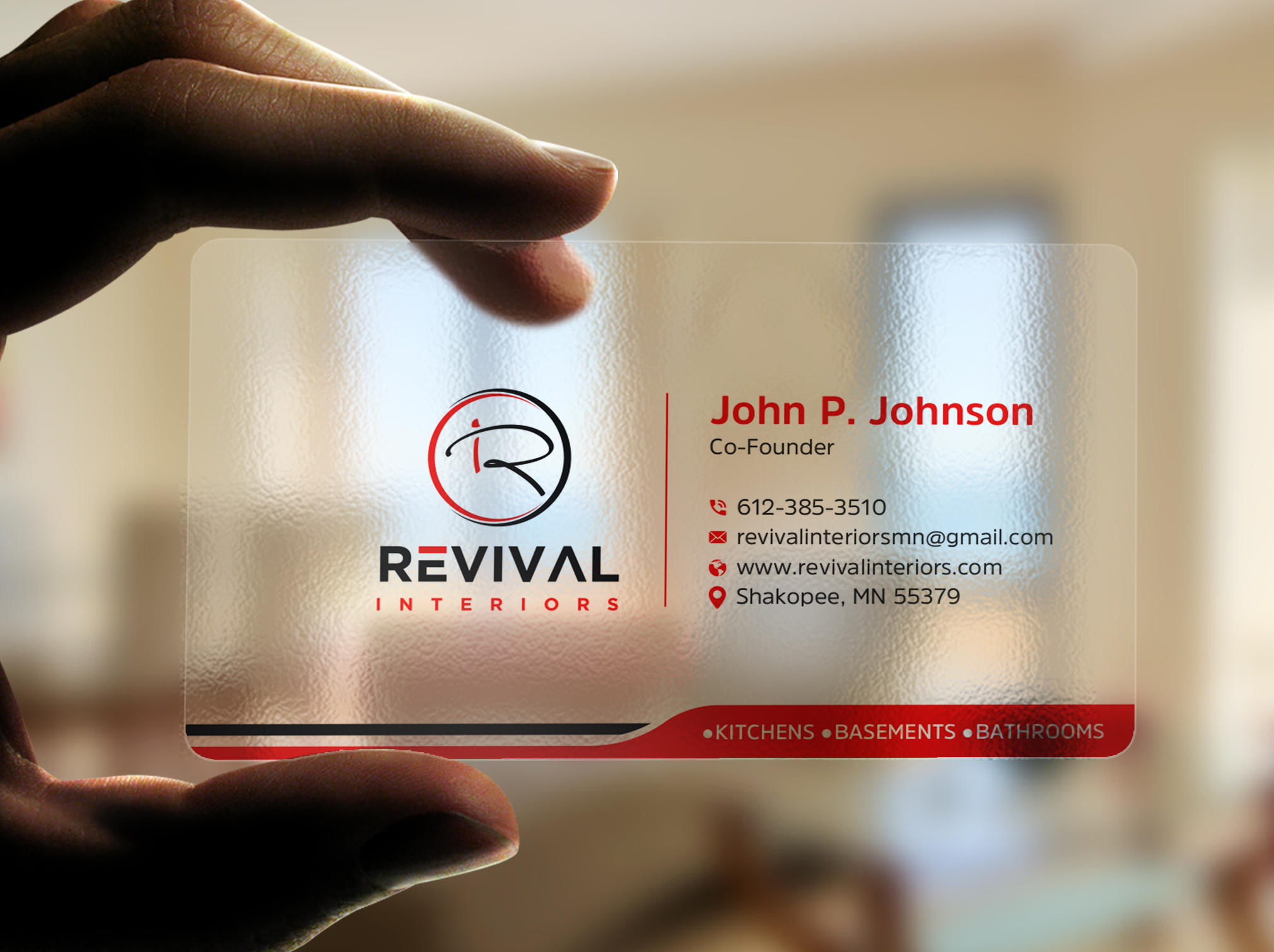 Business Card Design by Uttom 2 for Revival Interiors | Design #25349107