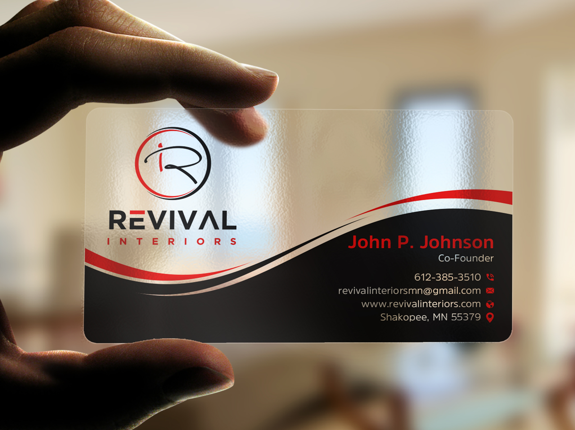 Business Card Design by Uttom 2 for Revival Interiors | Design #25349108