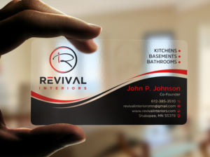 Business Card Design by Uttom 2 for Revival Interiors | Design: #25349109