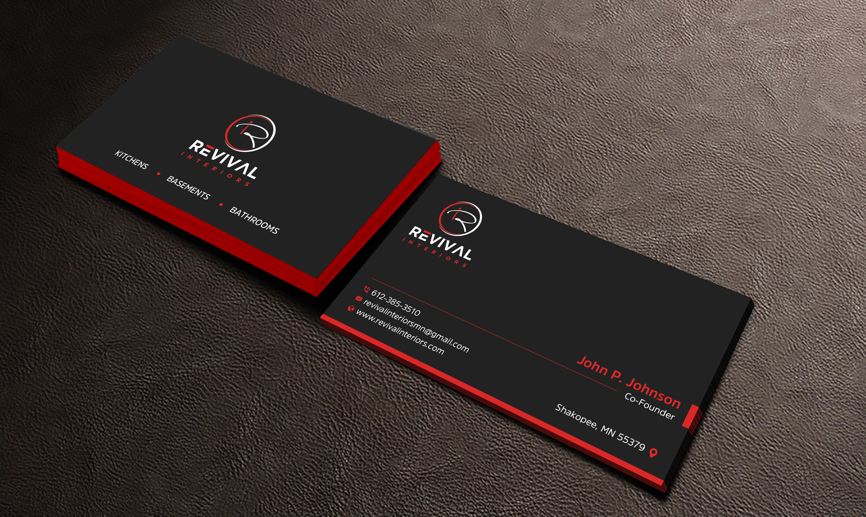 Business Card Design by Uttom 2 for Revival Interiors | Design #25377216
