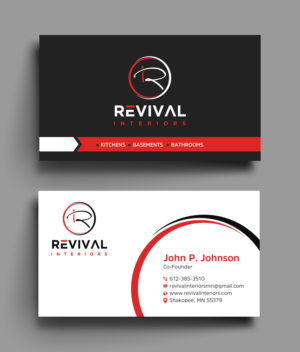 Business Card Design by Uttom 2 for Revival Interiors | Design: #25394018