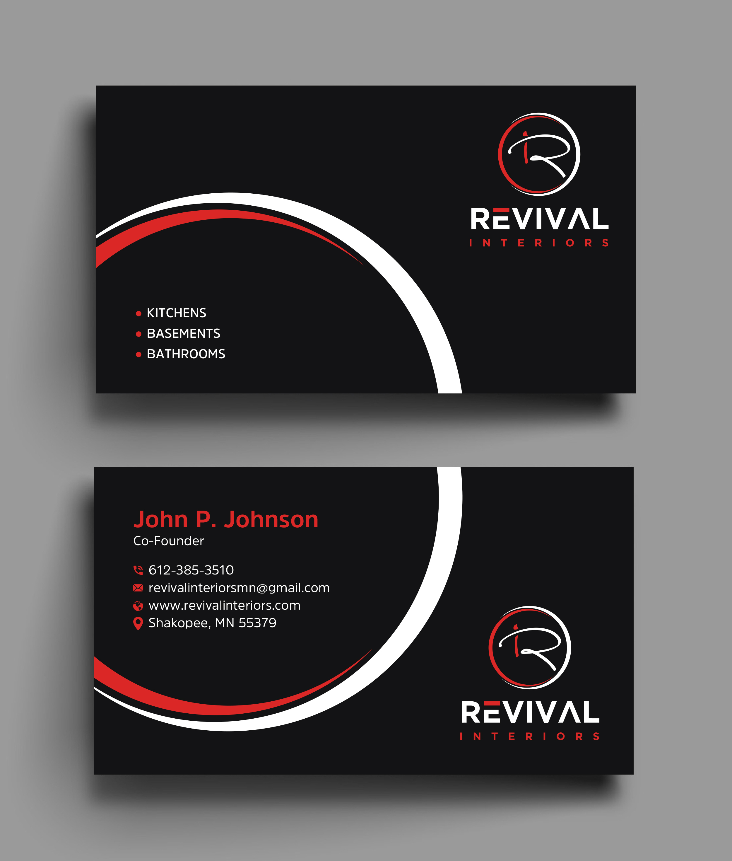 Business Card Design by Uttom 2 for Revival Interiors | Design #25394020