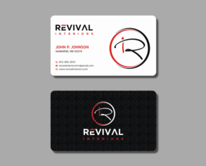 Business Card Design by Ekramul Hossen 2 for Revival Interiors | Design: #25374076