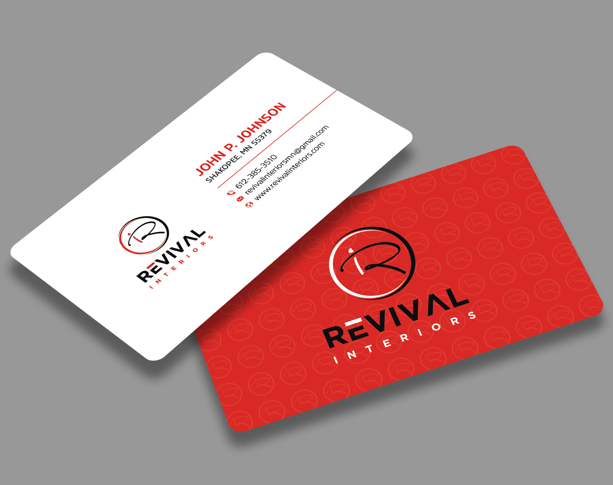 Business Card Design by Ekramul Hossen 2 for Revival Interiors | Design #25374094