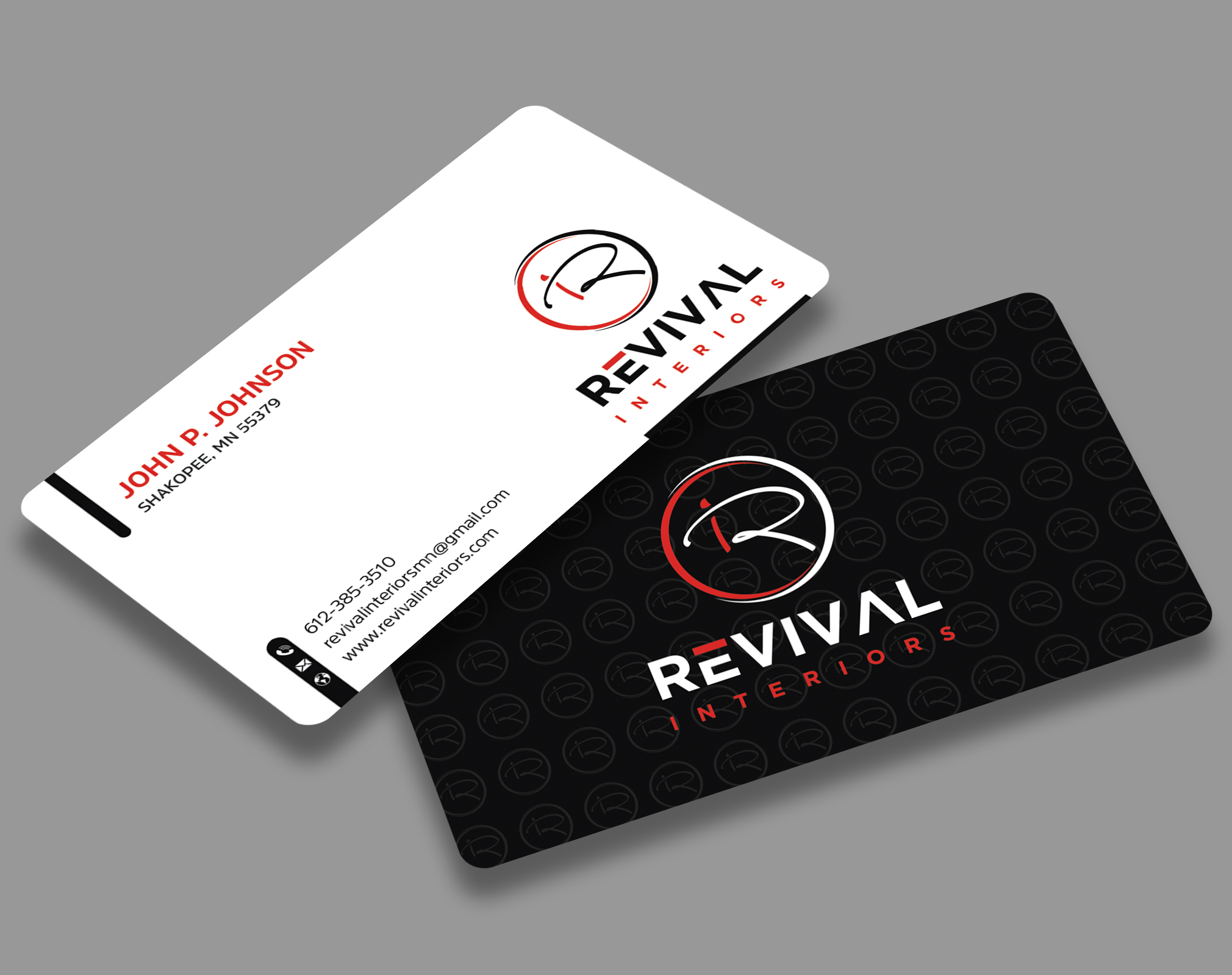 Business Card Design by Ekramul Hossen 2 for Revival Interiors | Design #25374097