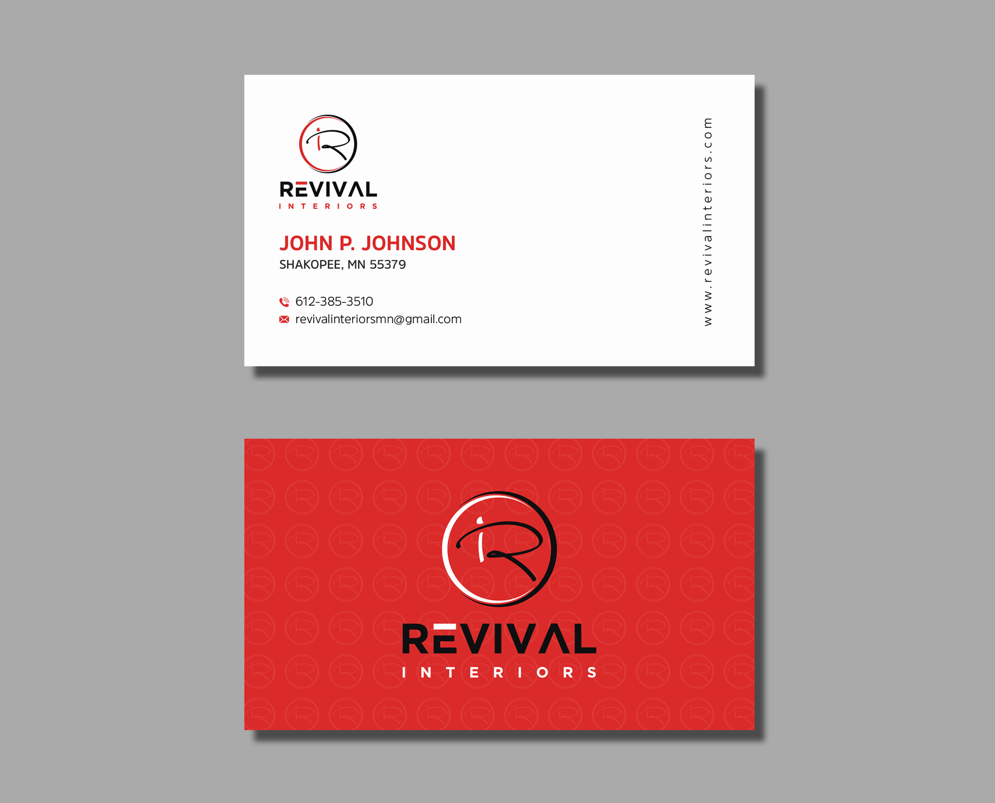 Design de Carte de Visite par Ekramul Hossen 2 pour Revival Interiors | Design #25374116