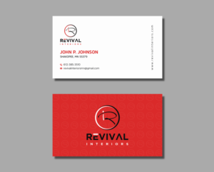 Visitenkarten-Design von Ekramul Hossen 2 für Revival Interiors | Design: #25374116