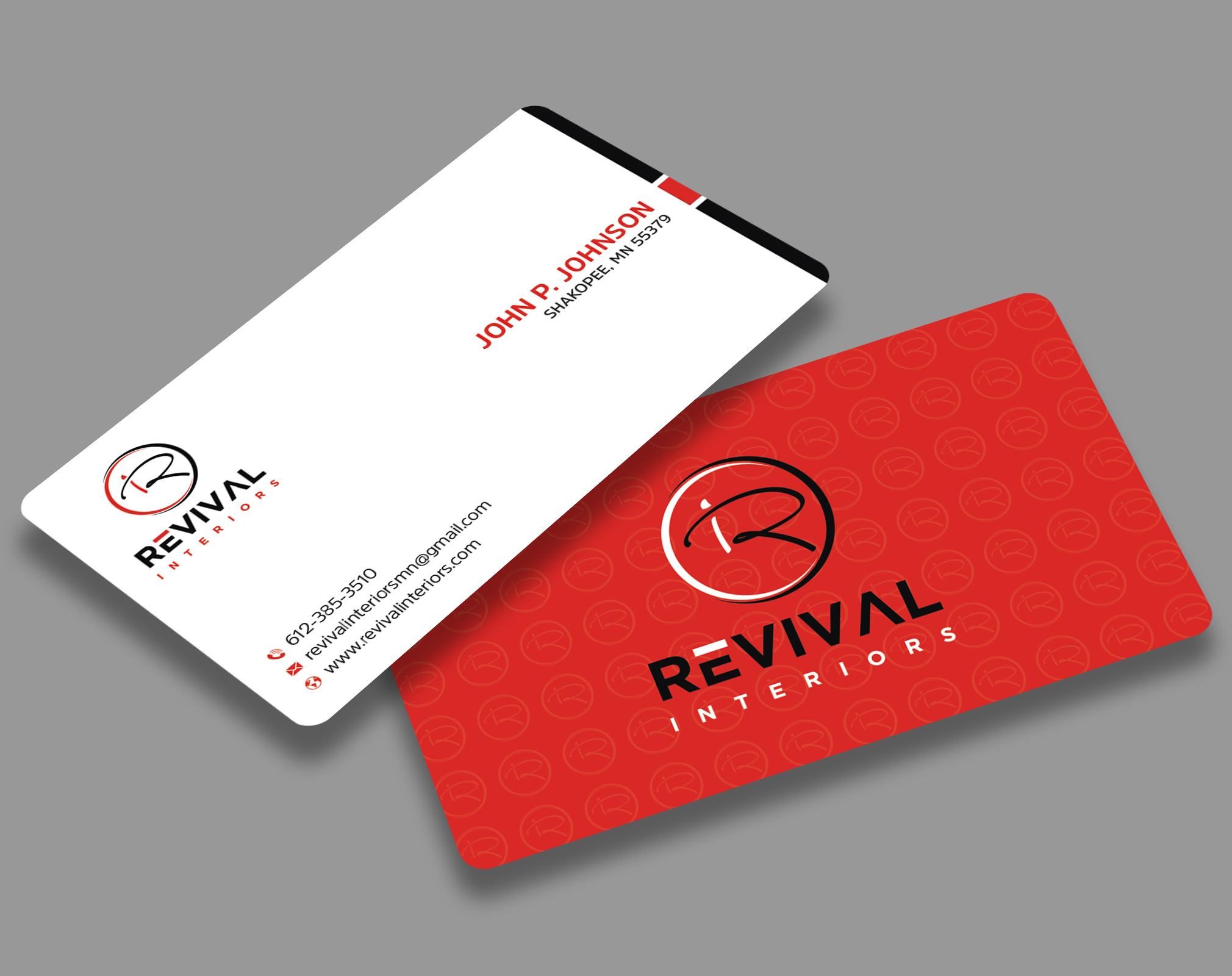 Design de Carte de Visite par Ekramul Hossen 2 pour Revival Interiors | Design #25374139