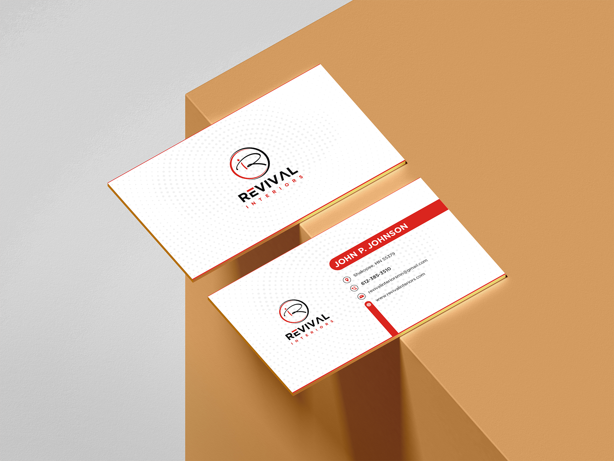 Diseño de Tarjeta de Presentación por ZeneFashions para Revival Interiors | Diseño #25369523