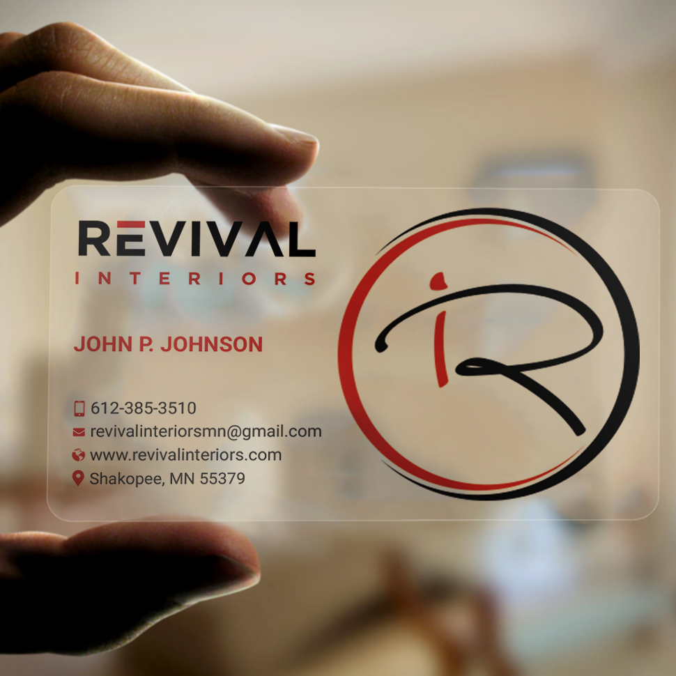 Visitenkarten-Design von DesignShout für Revival Interiors | Design #25358248
