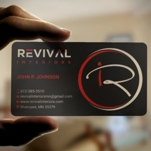 Design de Carte de Visite par DesignShout pour Revival Interiors | Design : #25358265