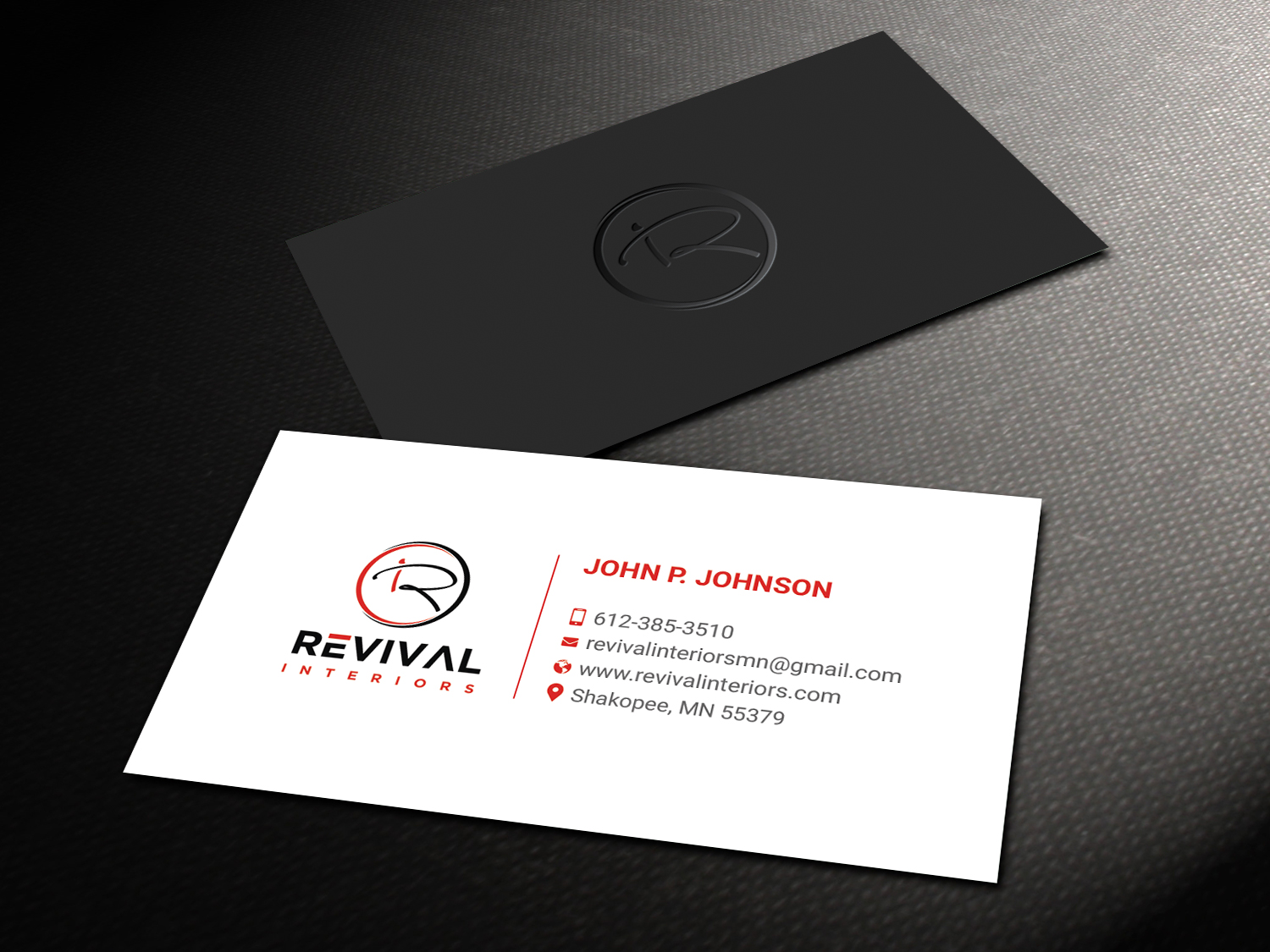 Design de Carte de Visite par DesignShout pour Revival Interiors | Design #25359627