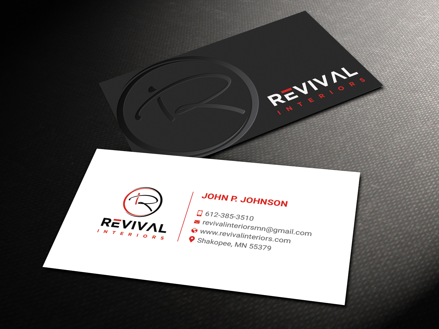 Design de Carte de Visite par DesignShout pour Revival Interiors | Design #25359857