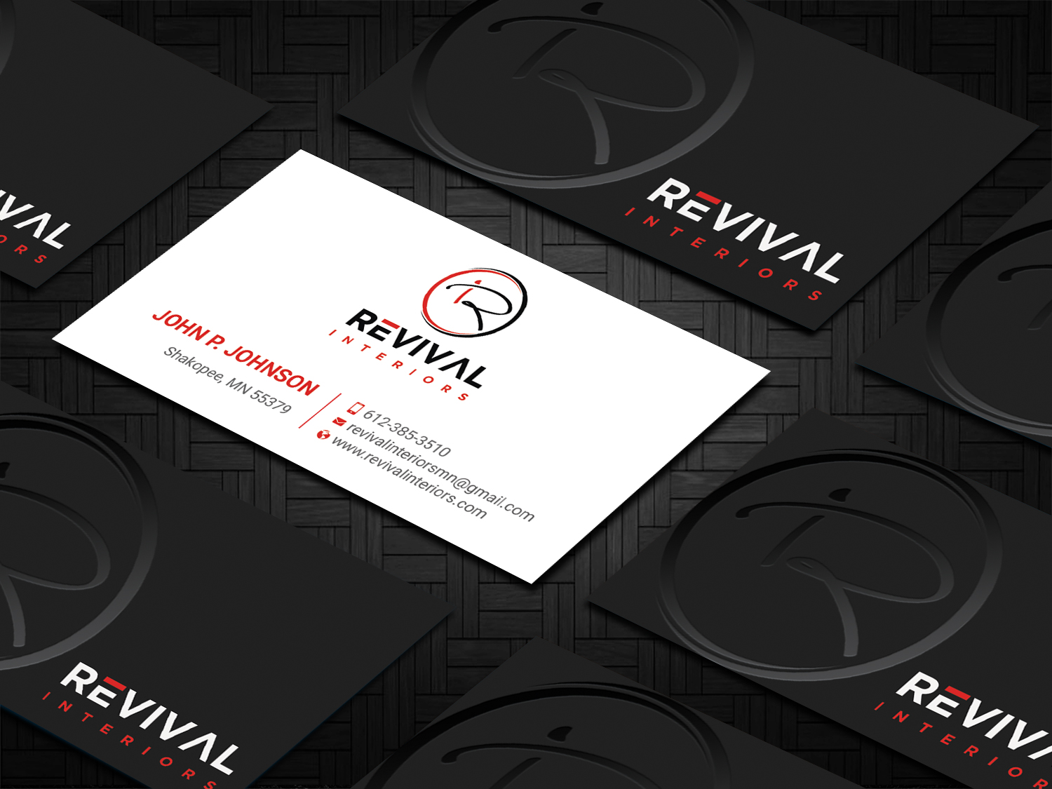 Business Card Design by DesignShout for Revival Interiors | Design #25359895