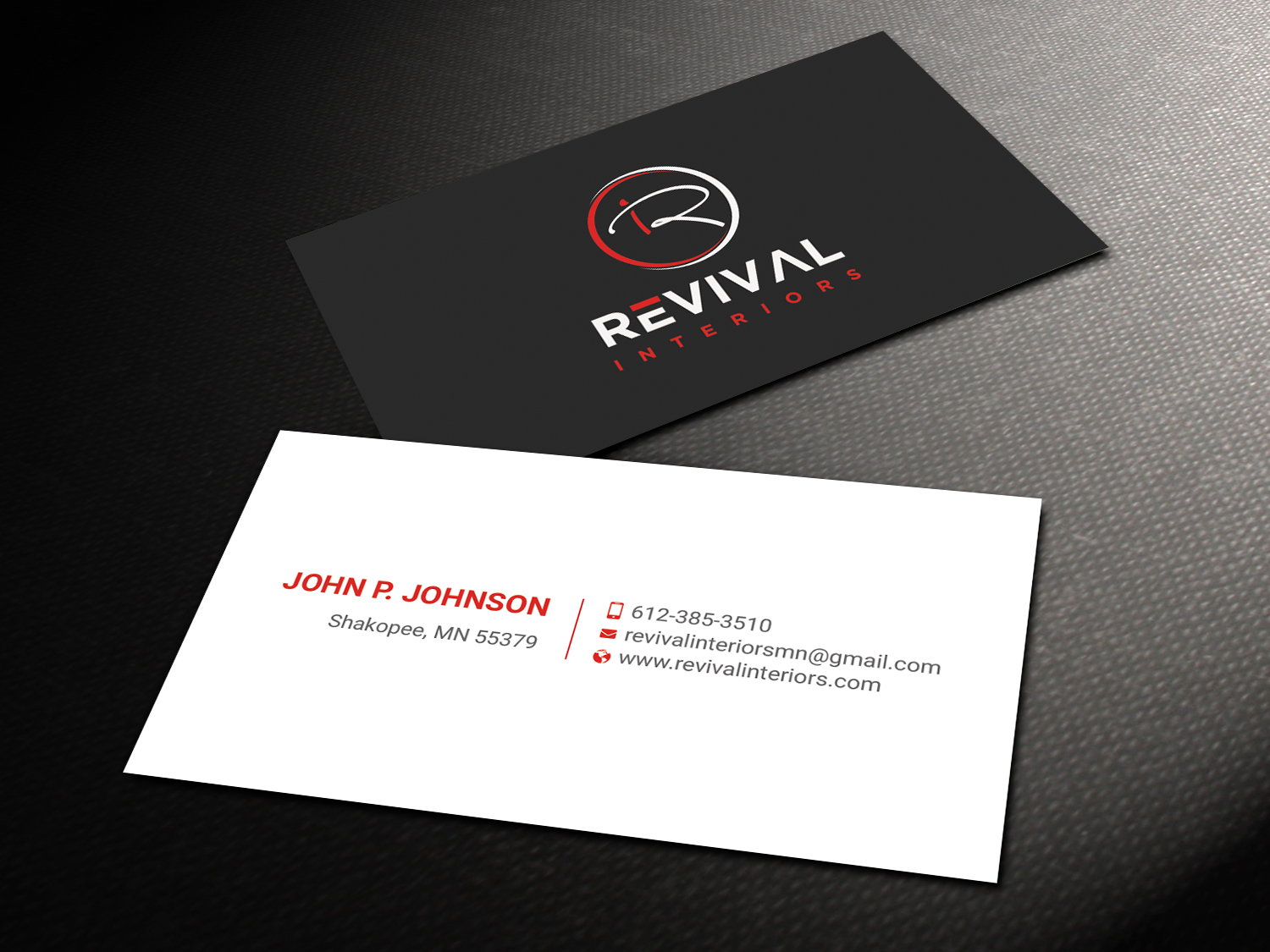Business Card Design by DesignShout for Revival Interiors | Design #25359916
