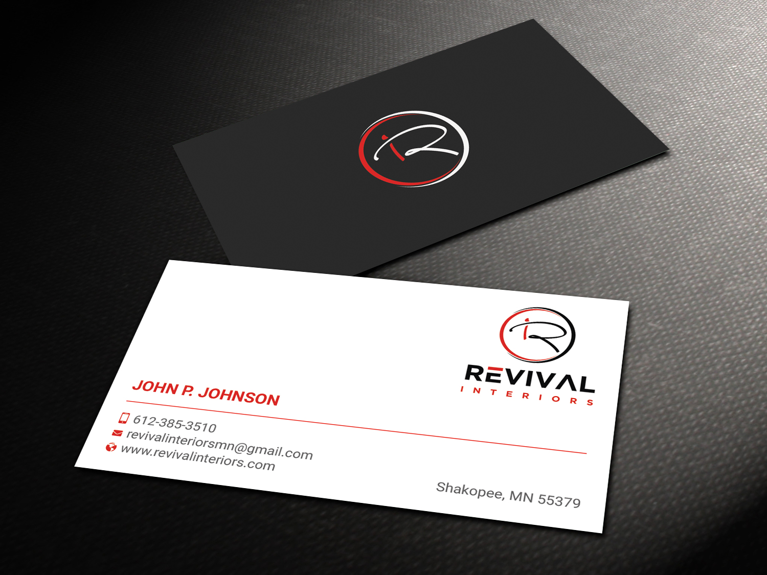 Business Card Design by DesignShout for Revival Interiors | Design #25360009