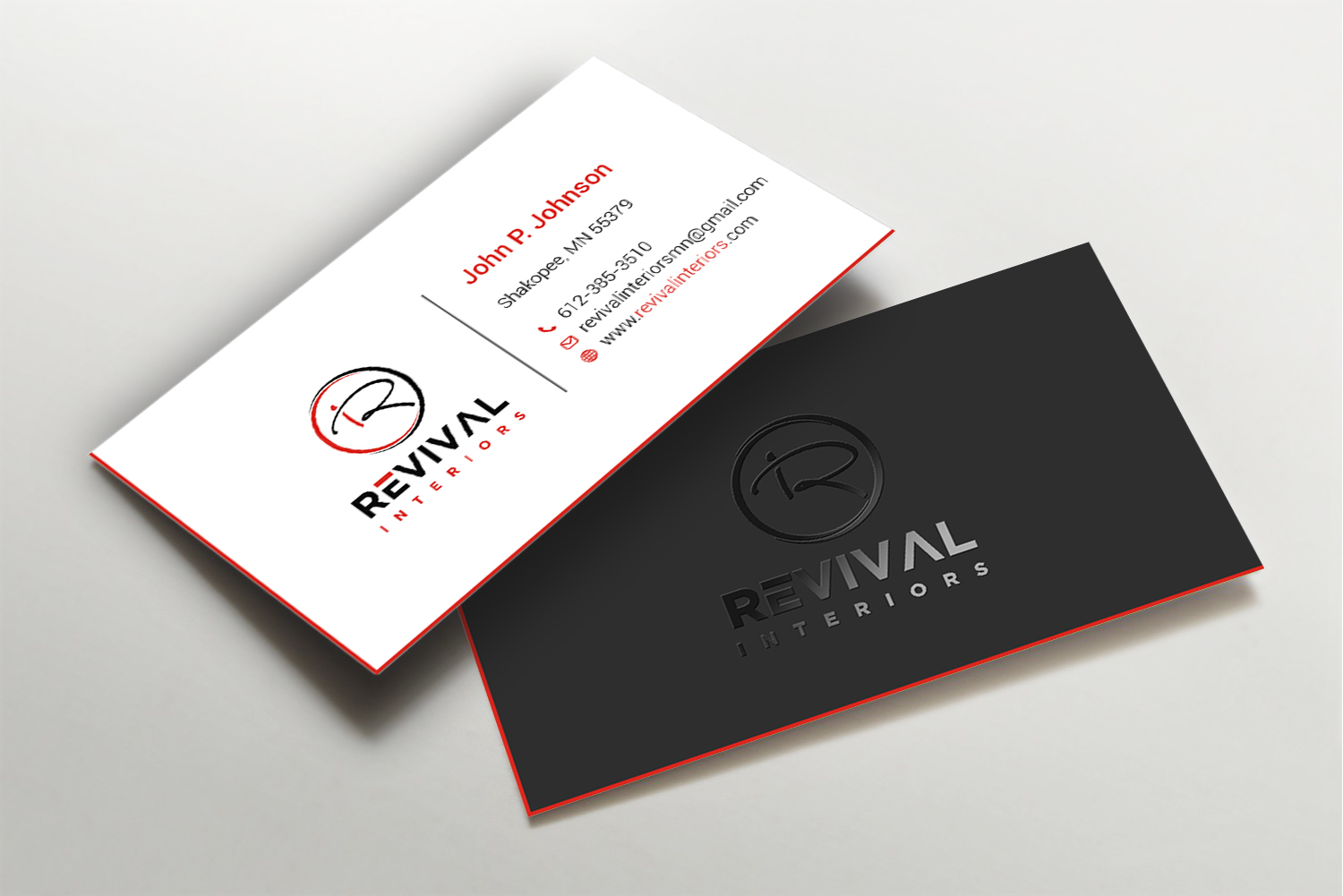Business Card Design by Imagine design000 for Revival Interiors | Design #25353585