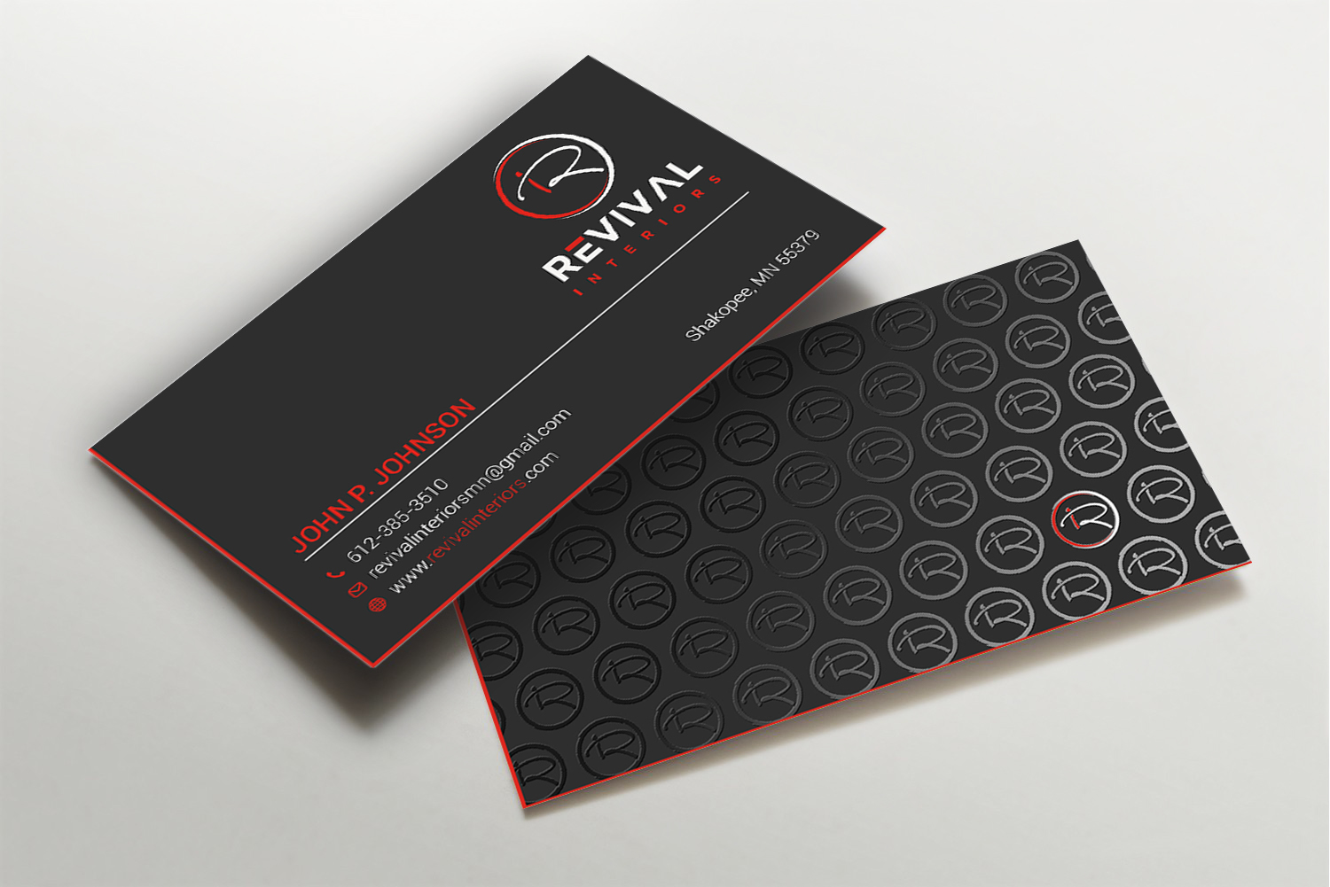 Business Card Design by Imagine design000 for Revival Interiors | Design #25353599