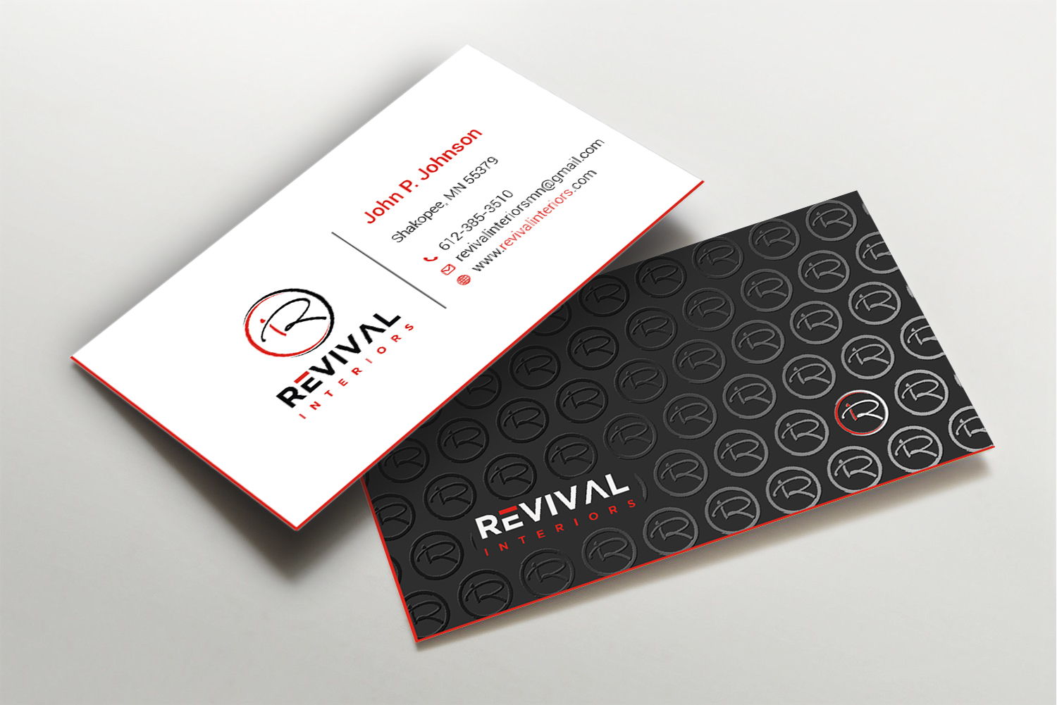 Business Card Design by Imagine design000 for Revival Interiors | Design #25353600
