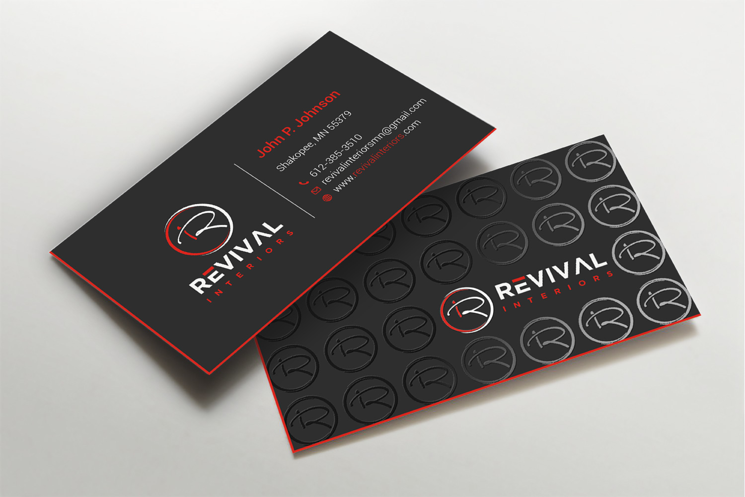 Business Card Design by Imagine design000 for Revival Interiors | Design #25383411
