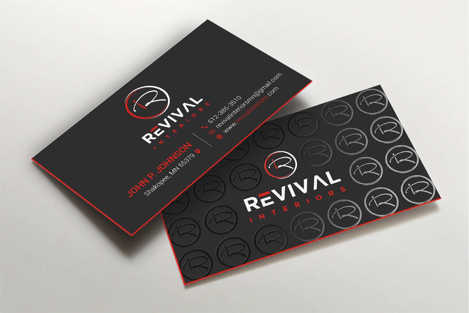 Business Card Design by Imagine design000 for Revival Interiors | Design #25383419