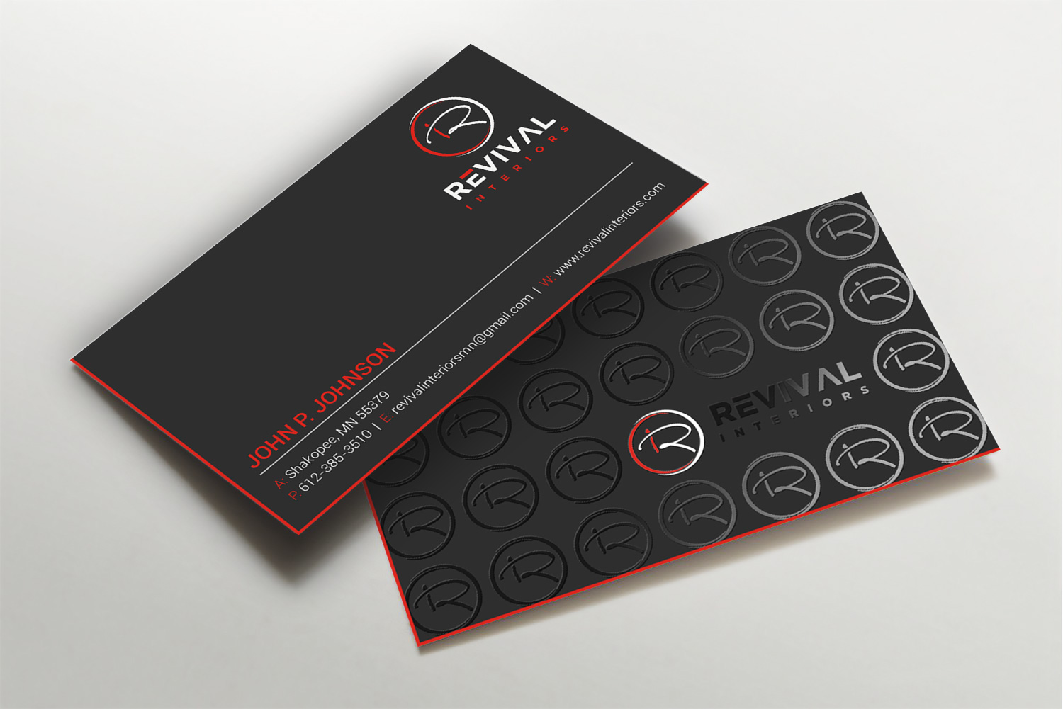 Business Card Design by Imagine design000 for Revival Interiors | Design #25383422