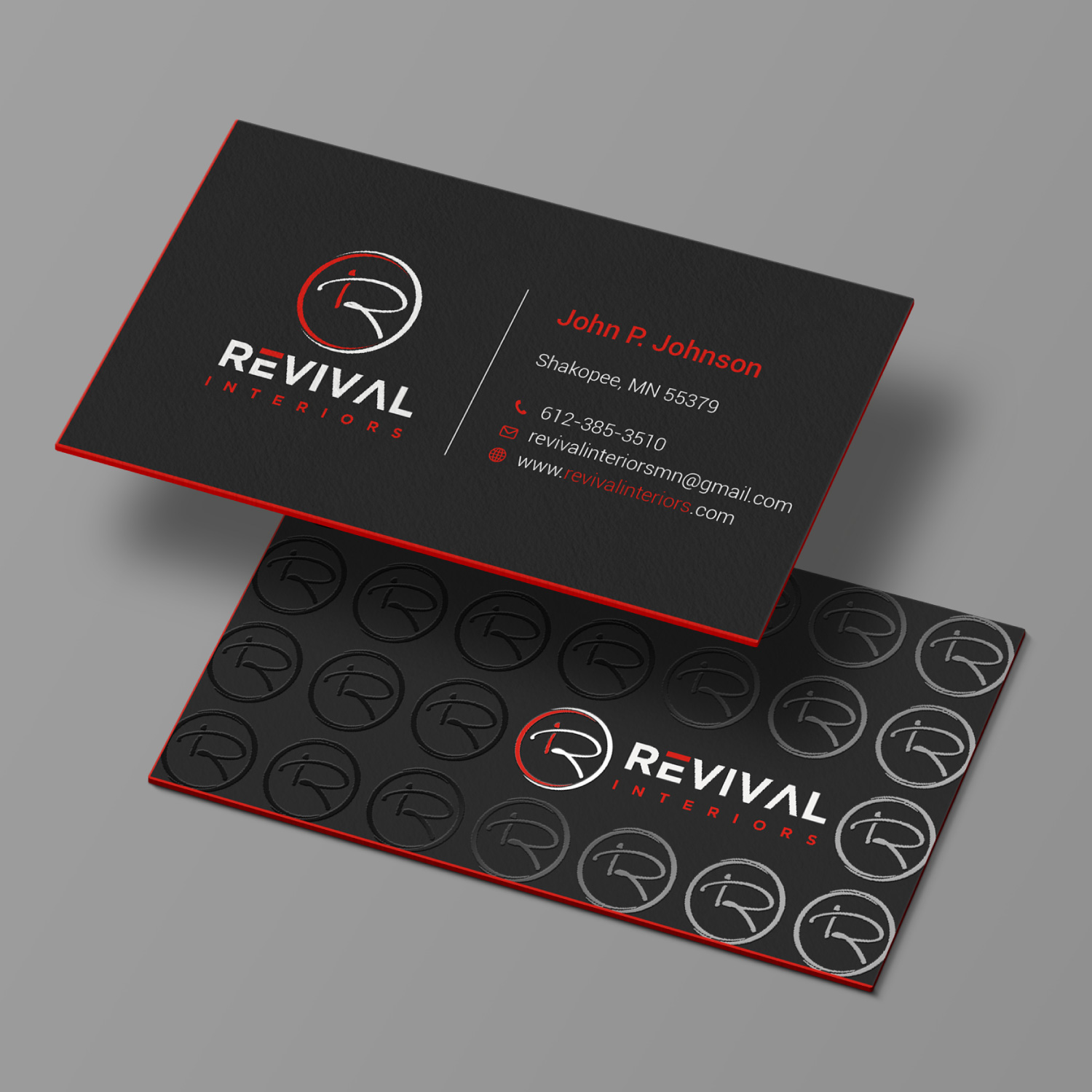 Business Card Design by Imagine design000 for Revival Interiors | Design #25383474