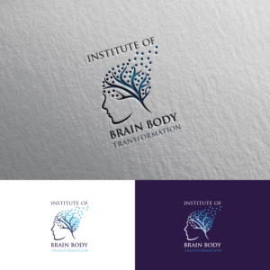 top: Institute of; middle: logo image, bottom: Brain Body Transformation | Logo Design by Rii