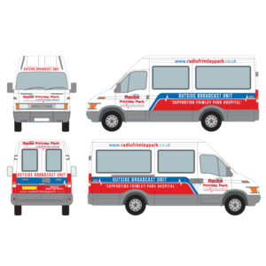 Hospital Radio Vehicle Wrap Design | Car Wrap Design by Yoga Tri
